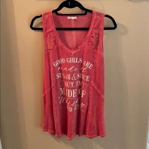 Ladies sleeveless/tank top